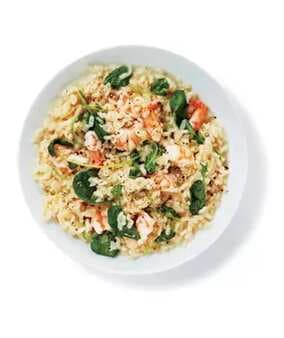 Risotto With Shrimp And Watercress