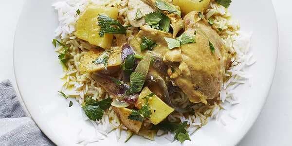 Slow-Cooker Chicken And Potato Curry