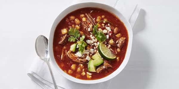 Slow-Cooker Pork And Hominy Posole Soup