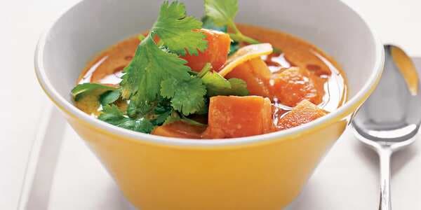 Spicy Sweet Potato And Coconut Soup