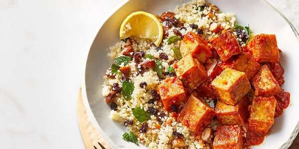 Spicy-Sweet Tofu With Couscous