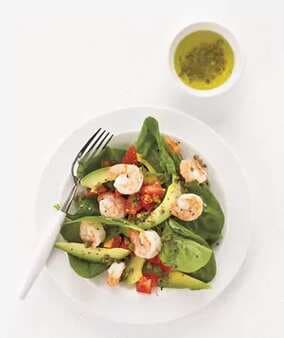 Spinach, Shrimp, And Avocado Salad