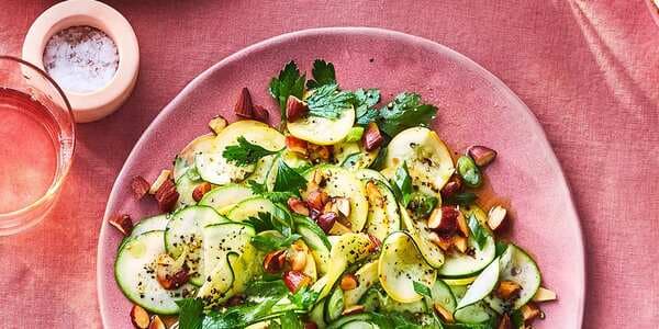 Summer Squash With Scallions, Chile, And Parsley