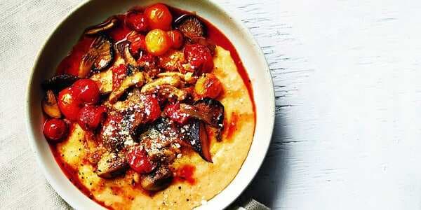 Wild Mushroom And Tomato Polenta