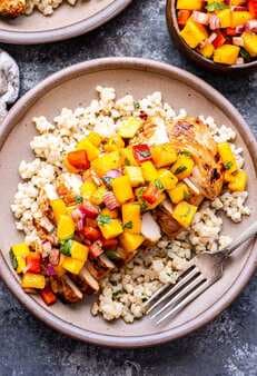 Chipotle Lime Grilled Chicken with Mango Salsa