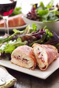 Prosciutto Wrapped Chicken Stuffed with Goat Cheese