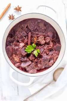 Purple Potato And Beef Curry