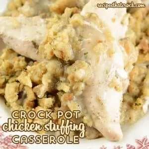 Crock Pot Chicken Stuffing Casserole