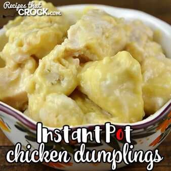 Instant Pot Chicken Dumplings