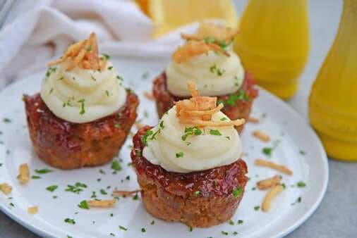 Mini Meatloaf Cupcakes