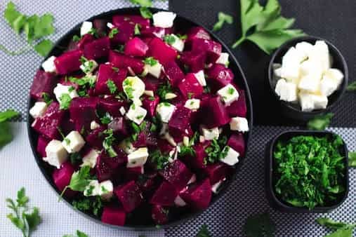 Beetroot And Feta Cheese Salad