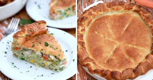 Classic Chicken Pot Pie With Homemade Crust
