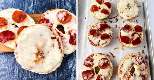 Pepperoni Pizza Bagels