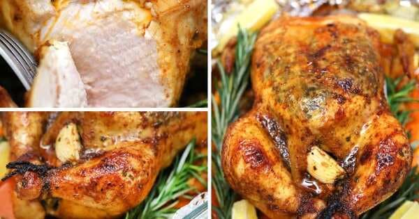 Roasted Chicken With Garlic Butter