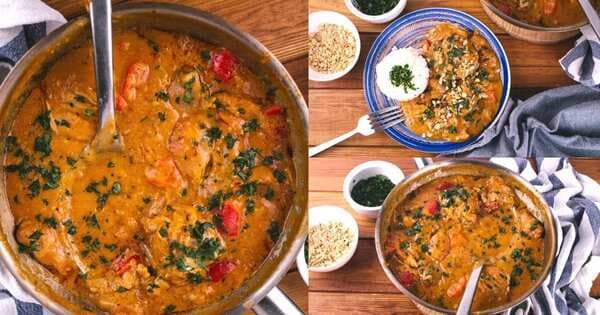 Savory Authentic Peanut Chicken Curry