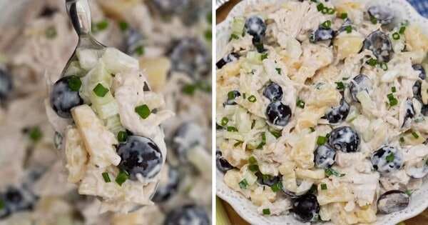 Sweet Chicken Salad With Pineapple