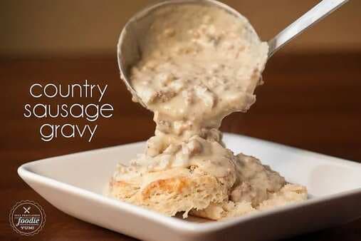 Country Sausage Gravy for Biscuits and Gravy
