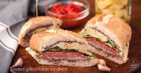 Loaded Grilled Italian Sandwich