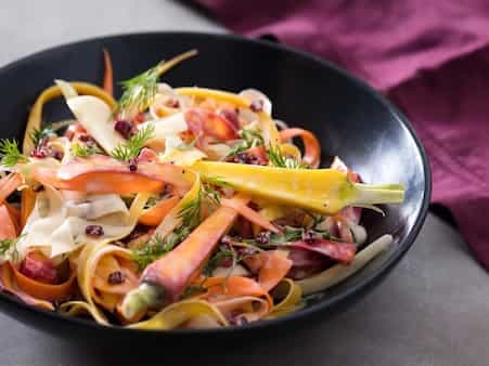 Carrot Salad With Yogurt, Ghee, And Barberry Dressing