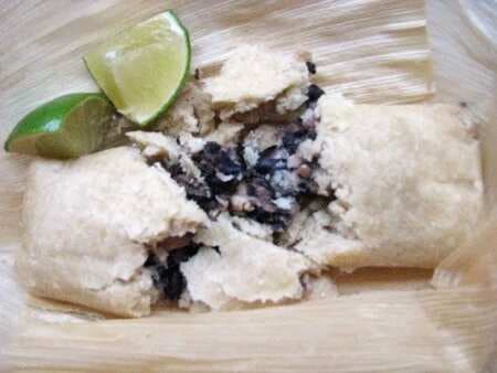 Chicken And Black Bean Tamales