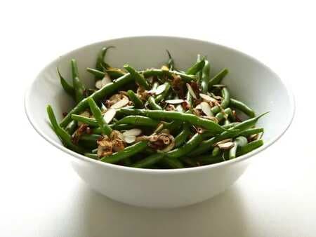 Green Beans With Crisp Shallots