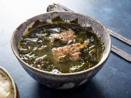 Korean Seaweed And Brisket Soup 