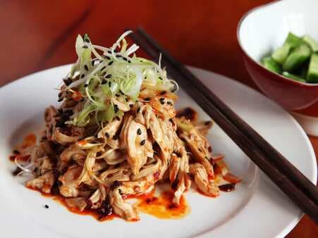 Hot And Numbing Sichuan Chicken Salad 