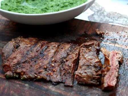 Spice-Rubbed Grilled Skirt Steak