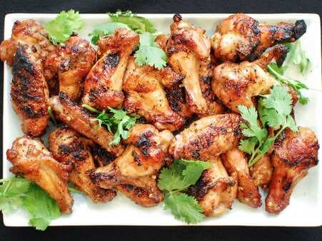 Grilled Spicy Chicken Wings With Soy And Fish Sauce