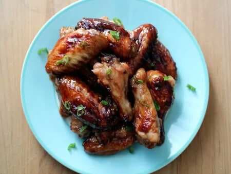 Baked Sweet And Spicy Ginger Wings