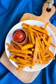 Moroccan Spiced Sweet Potato Fries
