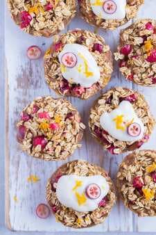 Orange Cranberry Baked Oatmeal Cups
