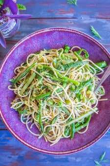 Spring Vegetable Pasta With Lemon And Dill
