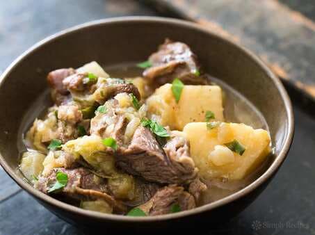 Braised Lamb Shanks With Celery Root And Rosemary