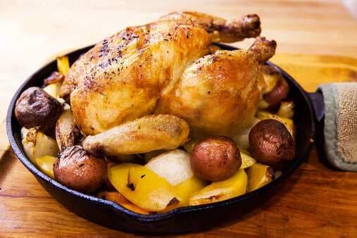 Roast Chicken With Vegetables
