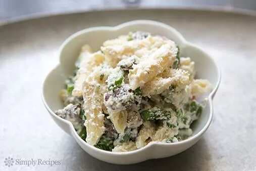 Penne With Ricotta And Asparagus