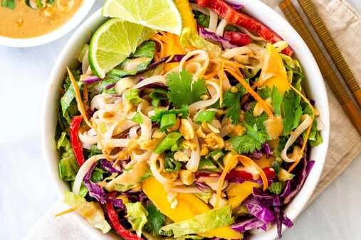 Thai Noodle Salad With Peanut Sauce