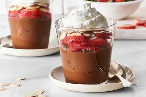 Vegan Chocolate-Peanut Butter Pudding Cups