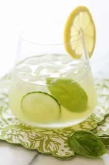 Basil Cucumber Gin Cooler