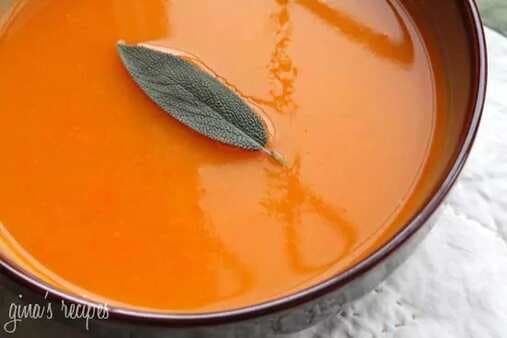 Butternut Squash Soup with Sage