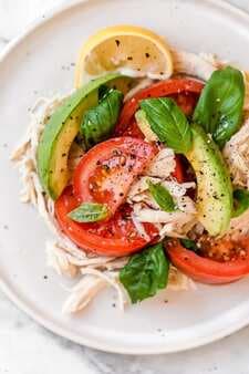 Basil Chicken and Tomato Salad