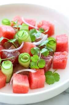 Ahi Tuna Watermelon Salad