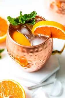 Orange Moscow Mule Mocktail