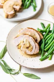 Stuffed Turkey Breast with Cranberry Stuffing