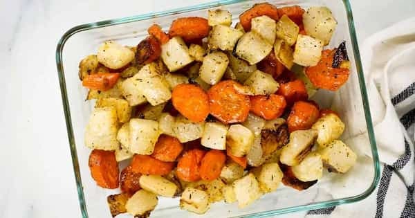 Roasted Carrots And Turnips