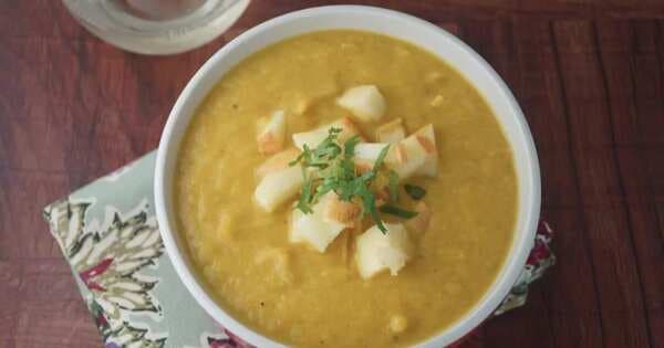 Roasted Cauliflower Curry Soup