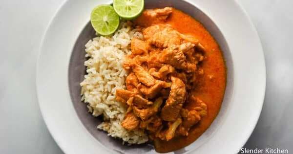 Thai Red Coconut Curry With Chicken