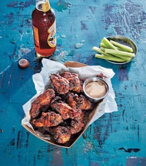 Dry-Rubbed Smoked Chicken Wings