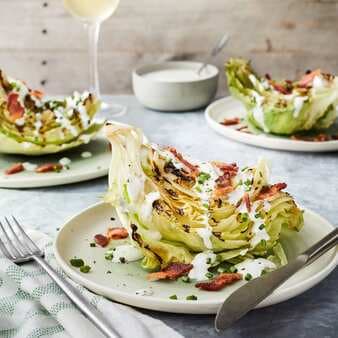 Grilled Wedge Salad With Buttermilk-Blue Cheese Dressing