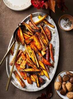 Roasted Carrots And Parsnips